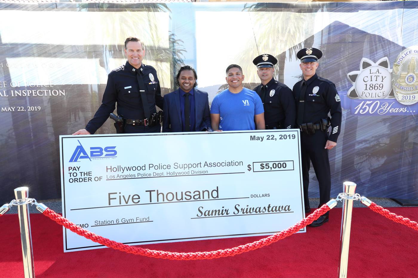 ABS Properties supporting the Hollywood Police Support Association