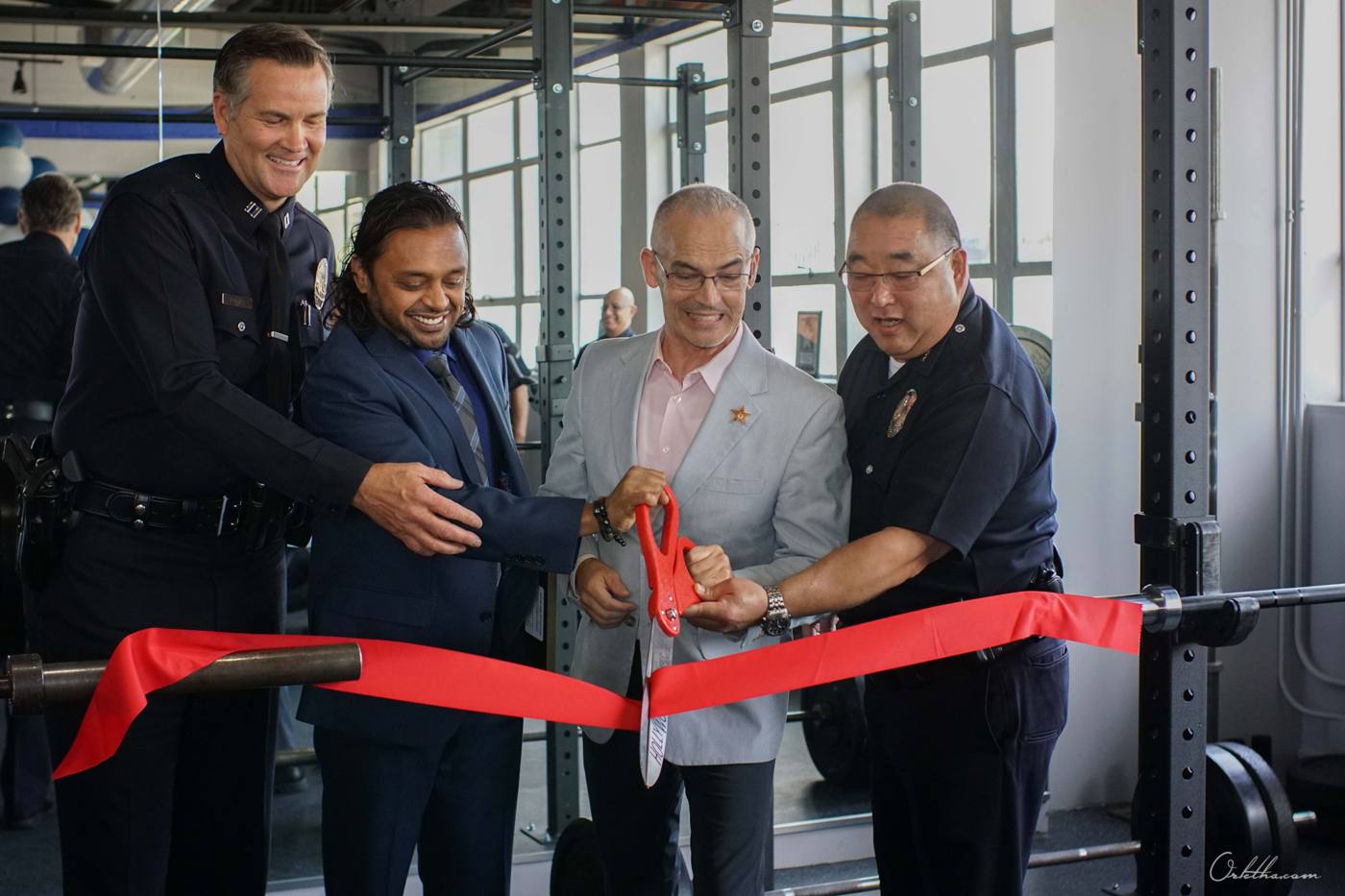 ABS Properties at the LAPD gym opening